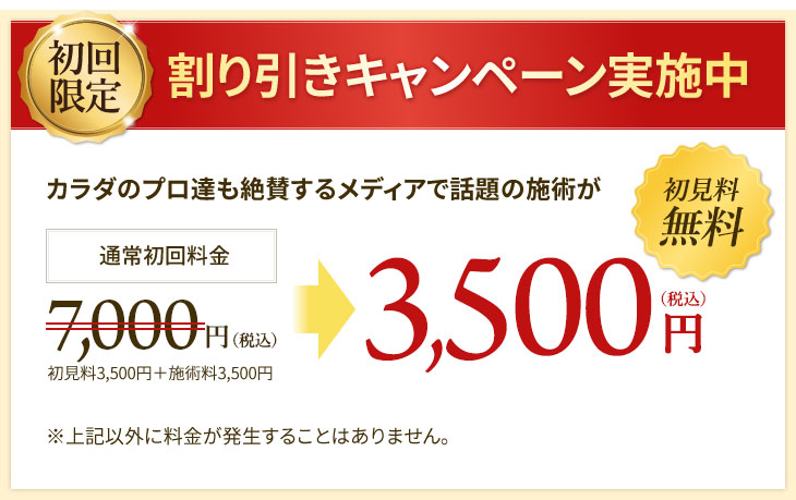割引キャンペーン実施中